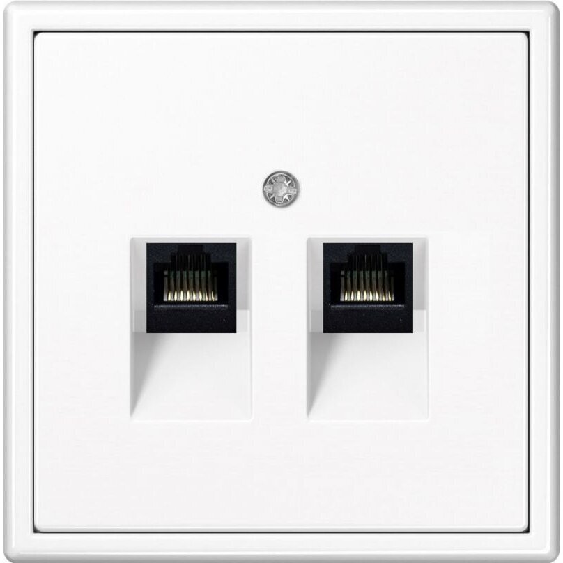 Kompiuterio lizdas 2v. MODERN RJ45 6k. be rėmelio 1