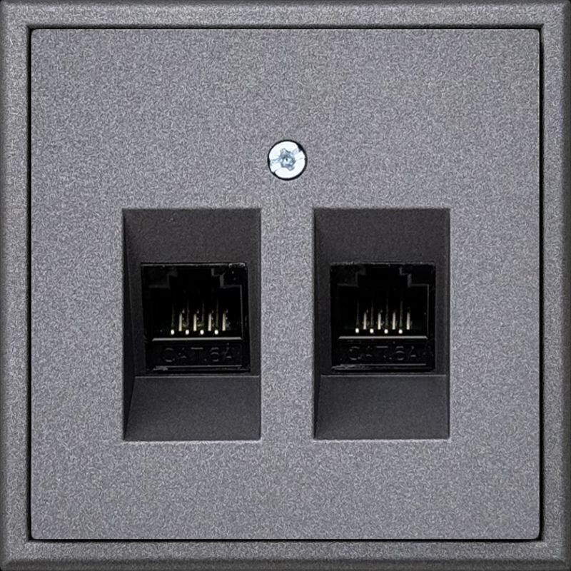 Kompiuterio lizdas 2v. MODERN RJ45 6k. be rėmelio 3