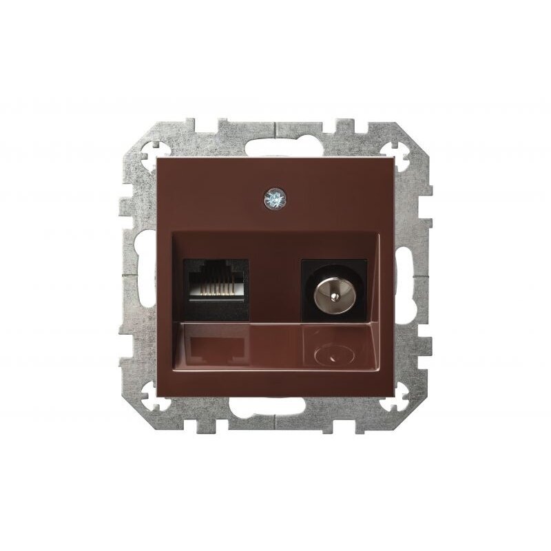 Antenos ir kompiuterio lizdai EPSILON TV+RJ45 6k. be rėmelio 4