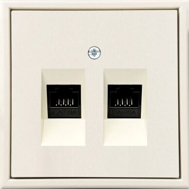 Kompiuterio lizdas 2v. MODERN RJ45 6k. be rėmelio 2