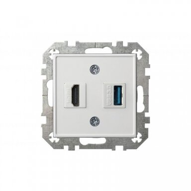 HDMI ir USB lizdai EPSILON be rėmelio HDMI ir USB lizdai EPSILON be rėmelio