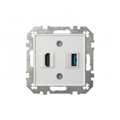 HDMI ir USB lizdai EPSILON be rėmelio HDMI ir USB lizdai EPSILON be rėmelio