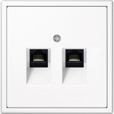 Kompiuterio lizdas 2v. MODERN RJ45 6k. be rėmelio