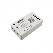 LED juostos valdiklis-dimeris 12-24V 4x4A, RGBW, Wi-Fi TUYA VARIANTE +RF