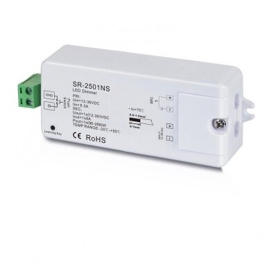 LED juostos valdymo imtuvas 12-36V 1x8A, vienos spalvos, Easy-RF LED juostos valdymo imtuvas 12-36V 1x8A, vienos spalvos, Easy-RF
