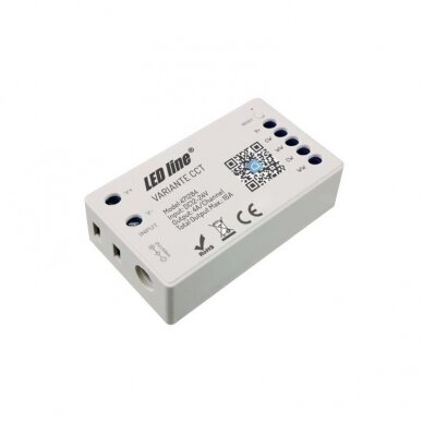 LED juostos valdiklis-dimeris 12-24V 4x4A, CCT, Wi-Fi TUYA VARIANTE +RF LED juostos valdiklis-dimeris 12-24V 4x4A, CCT, Wi-Fi TUYA VARIANTE +RF