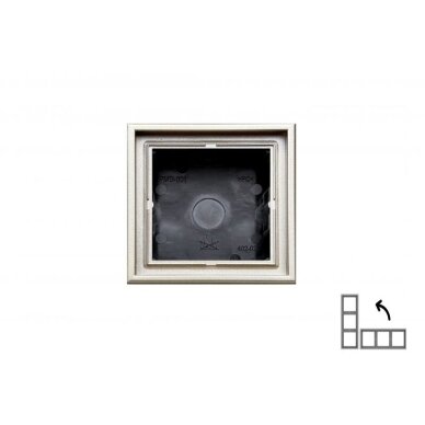 Paviršinio montavimo dėžutė / rėmelis 1v. MODERN 9