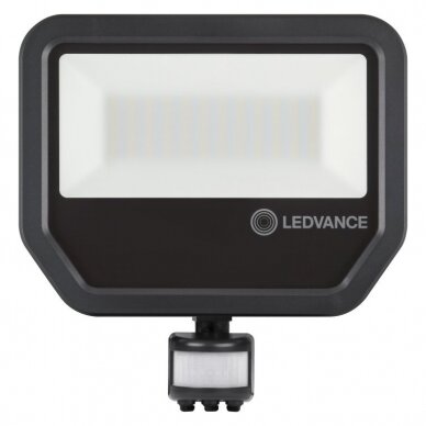 Prožektorius LED su judesio davikliu LEDVANCE 4000K juodas IP65 1