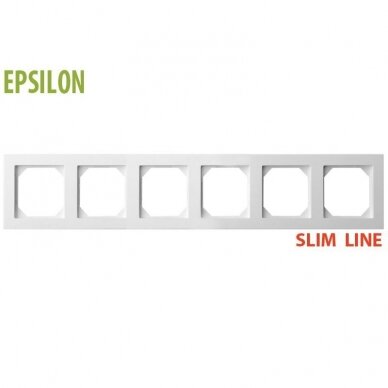 Rėmelis 6v. EPSILON Slim Line